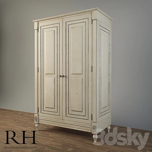 Restoration Hardware – Jourdan Armoire 3DS Max Model