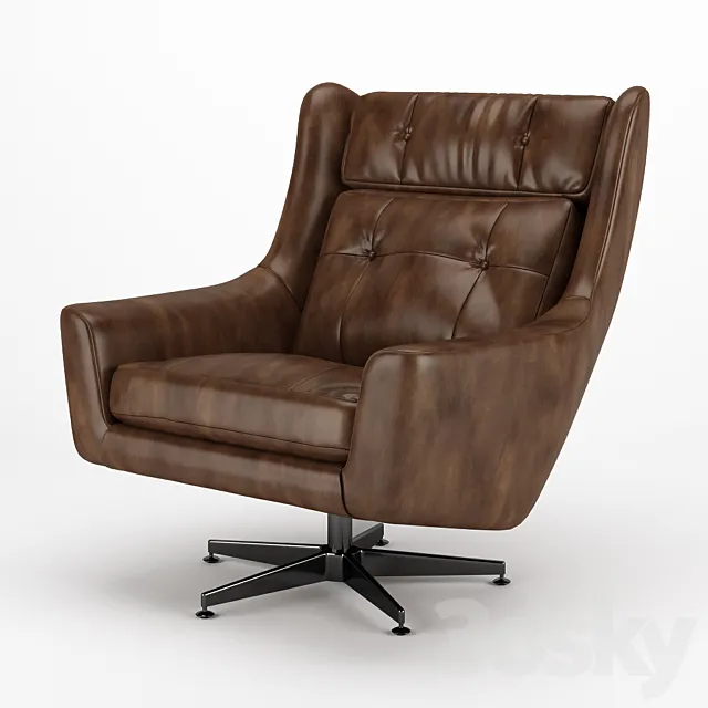 Restoration Hardware Motorcity Chair 3ds Max