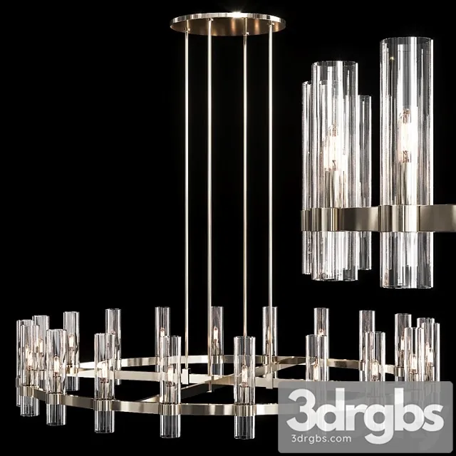 Restoration Hardware Ravelle Round Chandelier 60 Nickel 3dsmax Download