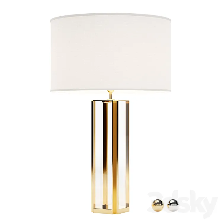 RESTORATION HARDWARE ROBESON TABLE LAMP 3DS Max Model