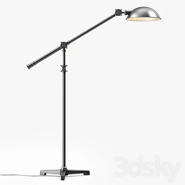 Restoration Hardware Rowan Pharmacy Task Floor Lamp 3ds Max