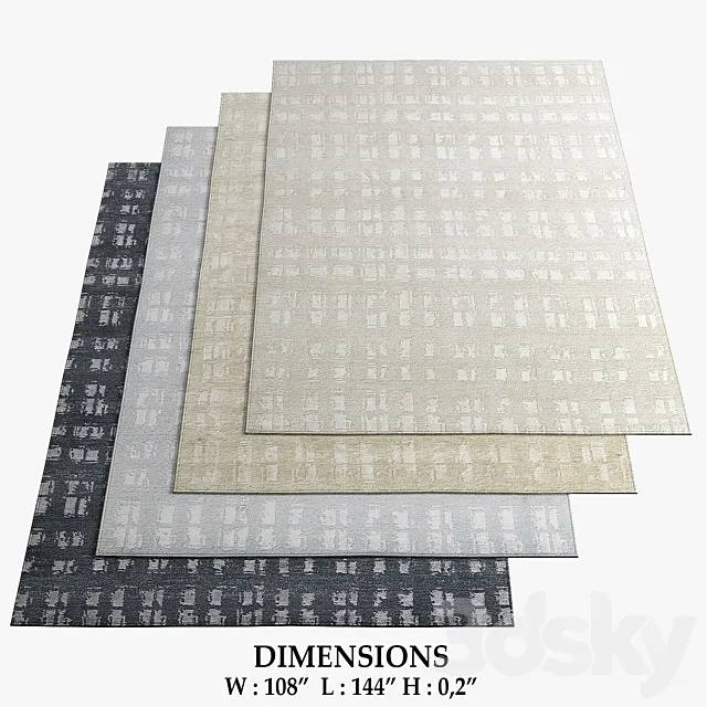 Restoration Hardware Rugs_108 3ds Max