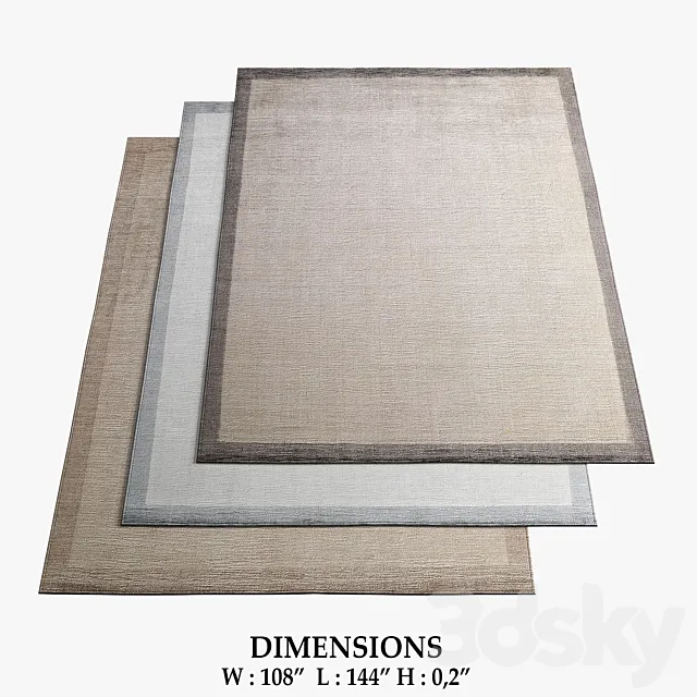 Restoration Hardware Rugs_69 3ds Max