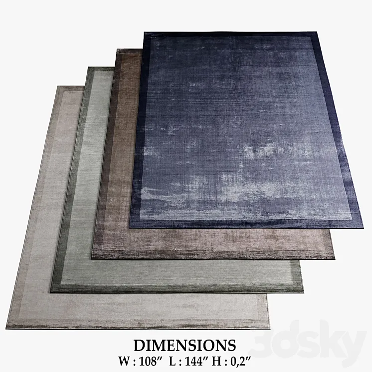 Restoration Hardware Rugs_75 3DS Max