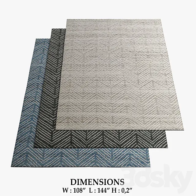 Restoration Hardware Rugs_86 3ds Max