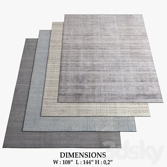 Restoration Hardware Rugs_96 3ds Max