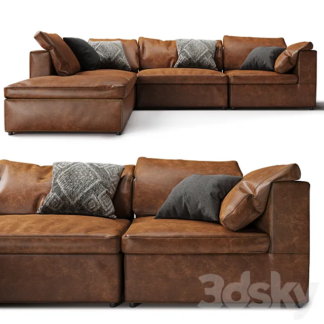 Restoration Hardware Sofa Cloud 3ds Max