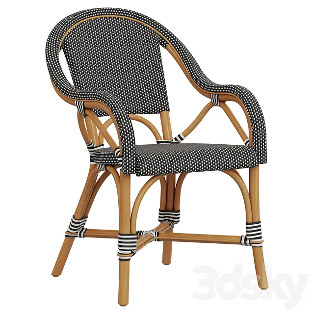 Restoration Hardware St Germain Resin Armchair 3ds Max