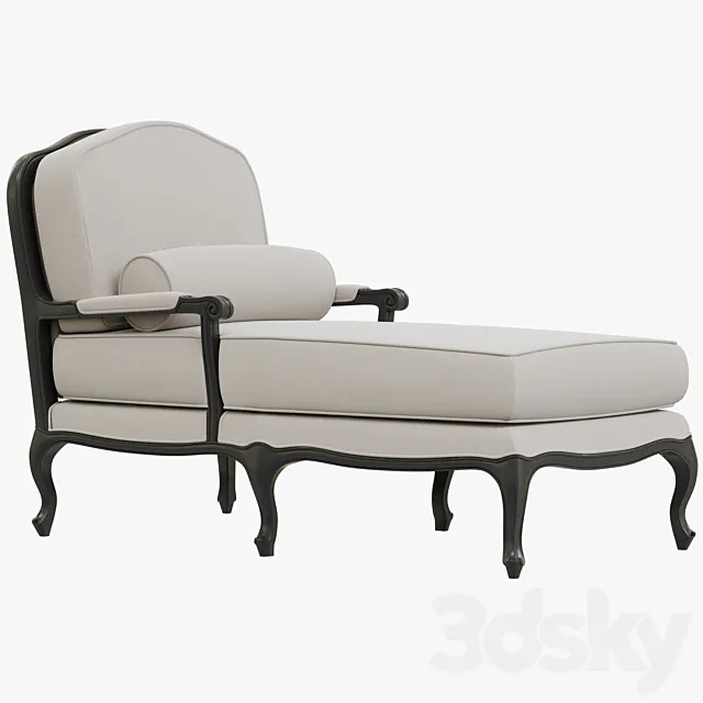 Restoration Hardware Toulouse Chaise 3DSMax File