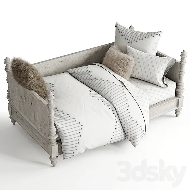 Restoration Hardware | Zoe daybed 3ds Max