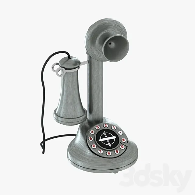 Retro phone 3ds Max