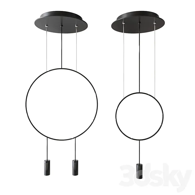 revolta pendant by nahtrang for estiluz 3ds Max