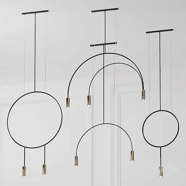 Revolta Pendant Lights 3ds Max