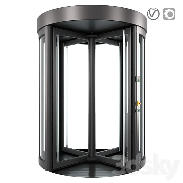 Revolving door Dorma Geryon 3DS Max Model