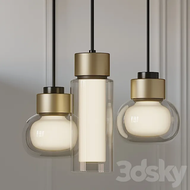 Rexa Design NABILA and OSMAN Pendant lamp 3ds Max