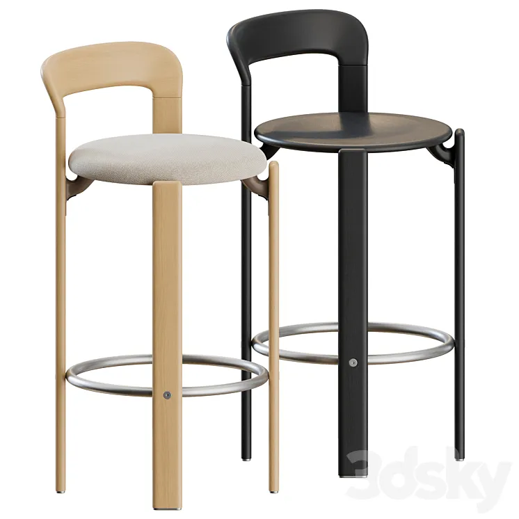 Rey Bar Stool by Hay 3DS Max Model