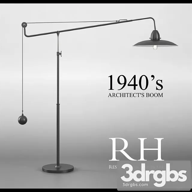 Rh 1940s Architect S Boom Floor Lamp 3dsmax Download