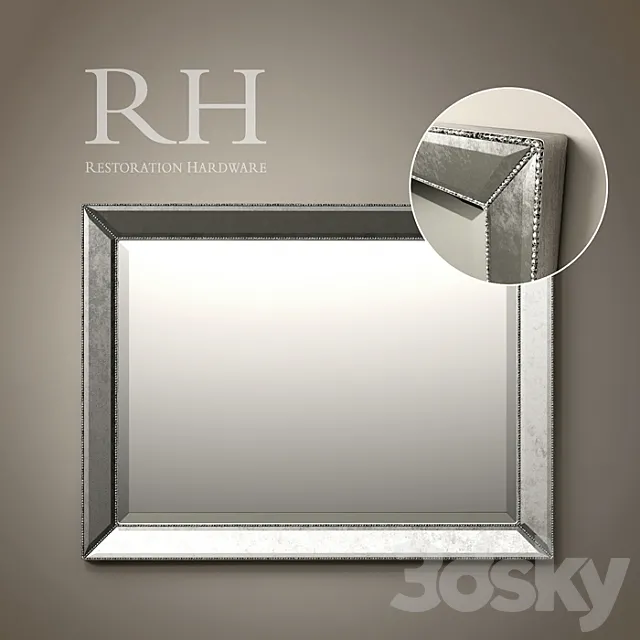 RH _ Venetian Beaded Mirrors 3DSMax File