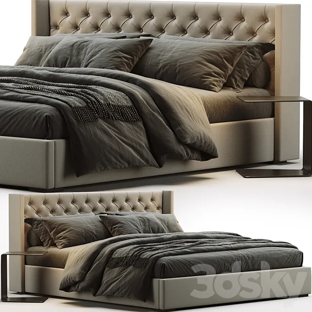 RH Adler Bed 3DS Max Model