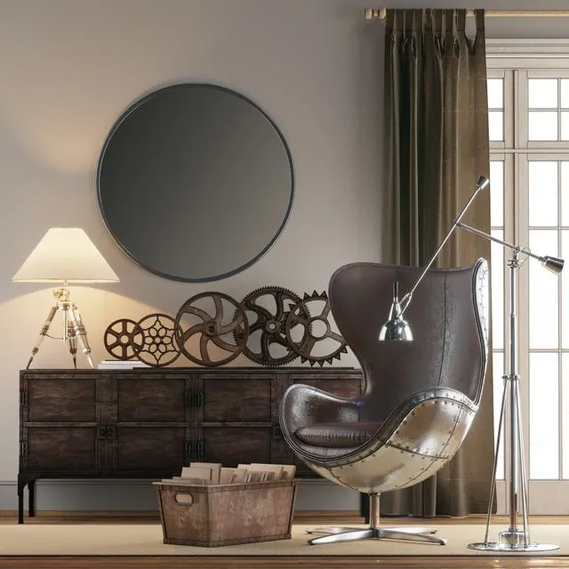 RH Aviator egg chair 3dsMax Model