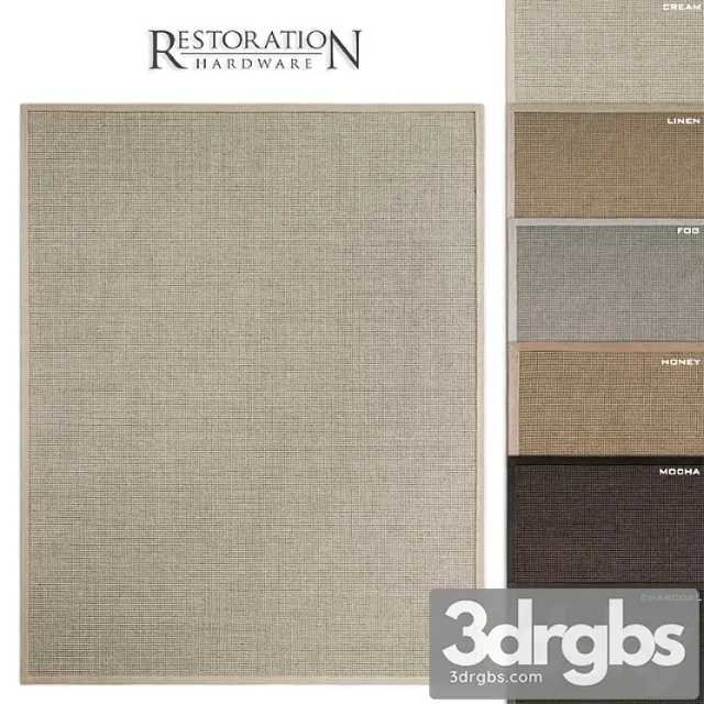 Rh belgian looped wool sisal rug 3dsmax Download