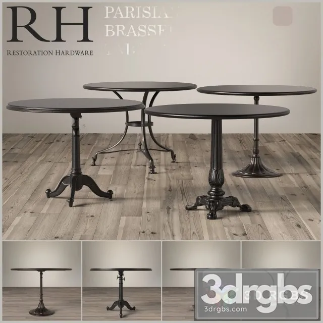 RH Brasserie Table 3dsmax Download