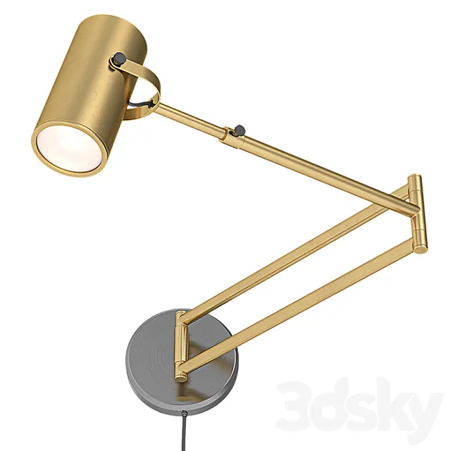 RH – Champeaux Swing-Arm Sconce 3DS Max Model