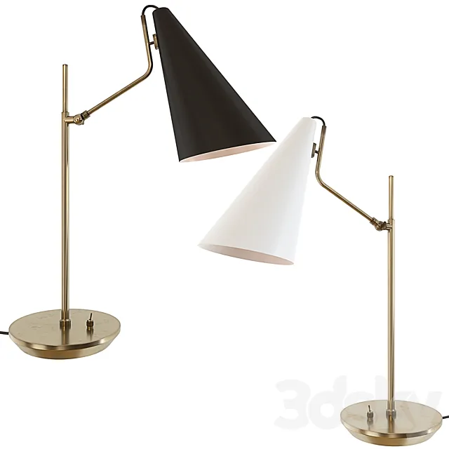 RH CLEMENTE TASK TABLE LAMP 3ds Max