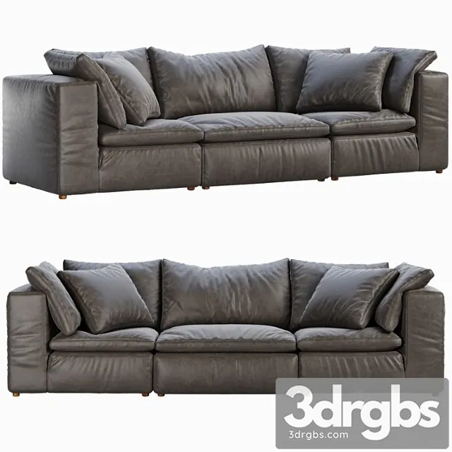 Rh cloud modular leather sofa 2 3dsmax Download