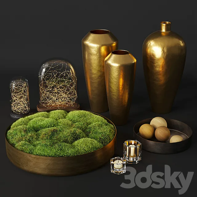 Rh decor set 3DSMax File