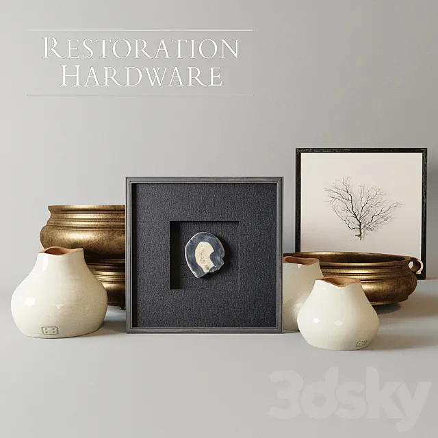 RH decorative set 3ds Max