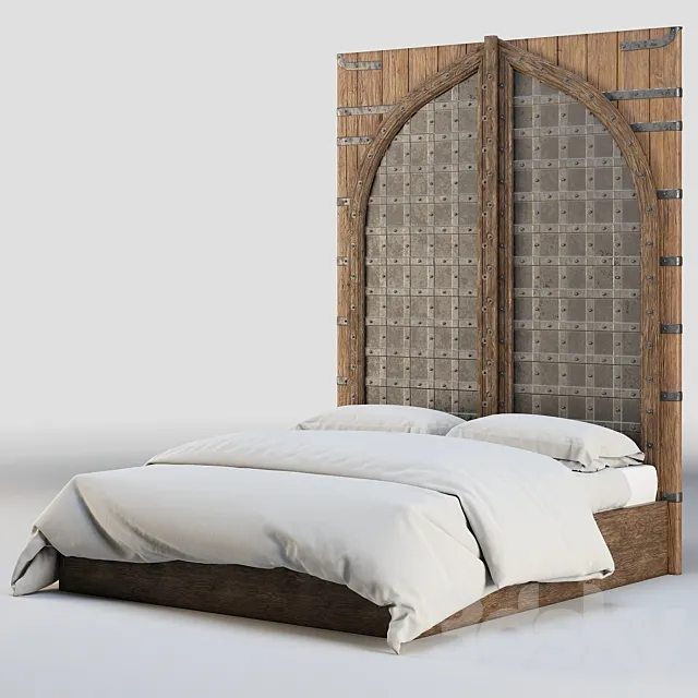 RH INDIAN FORTRESS BED 3ds Max