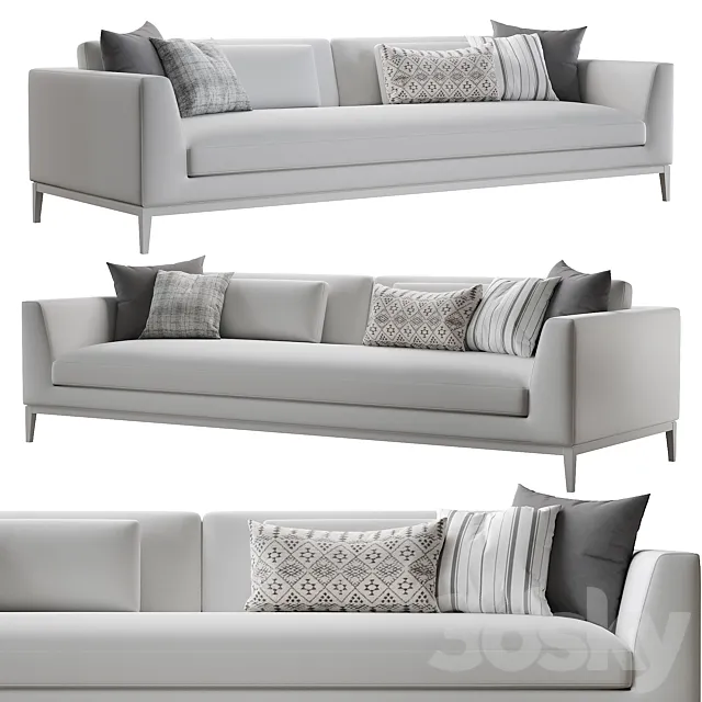 RH | Italia Taper Arm Collection 3ds Max