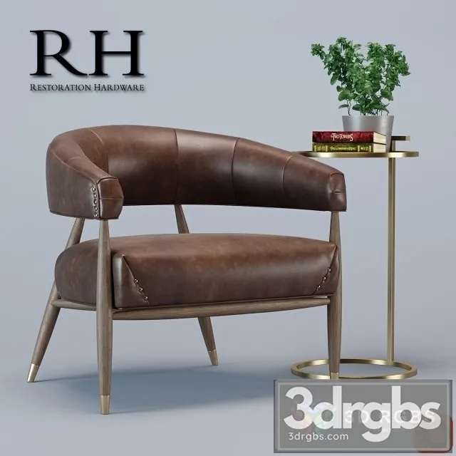 RH Jensen Angle Armchair 3dsmax Download