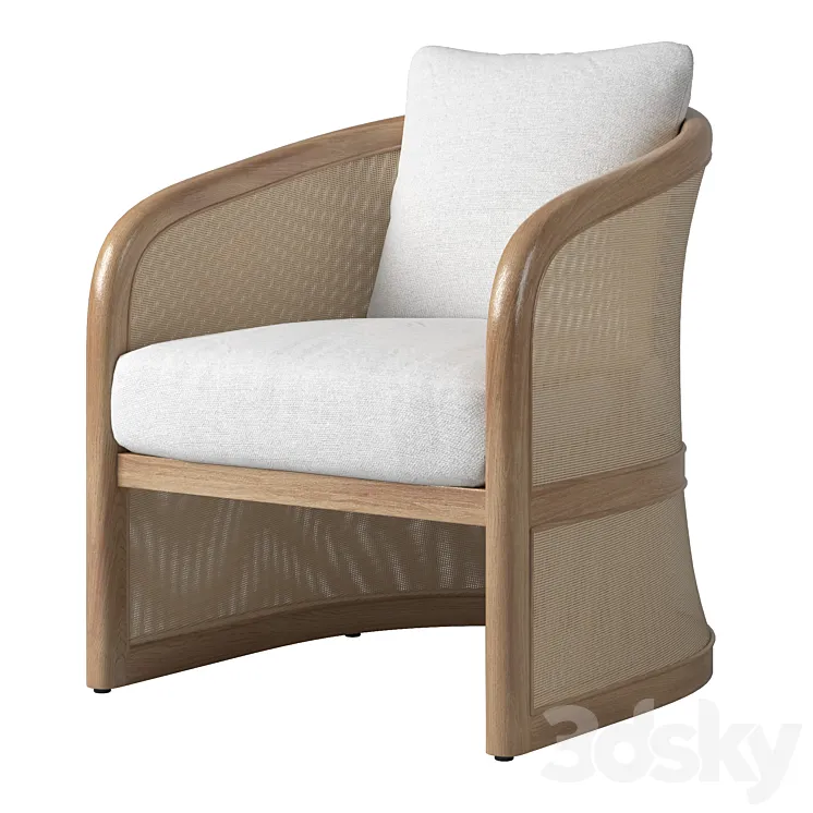 RH LUCIA LOUNGE CHAIR 3DS Max