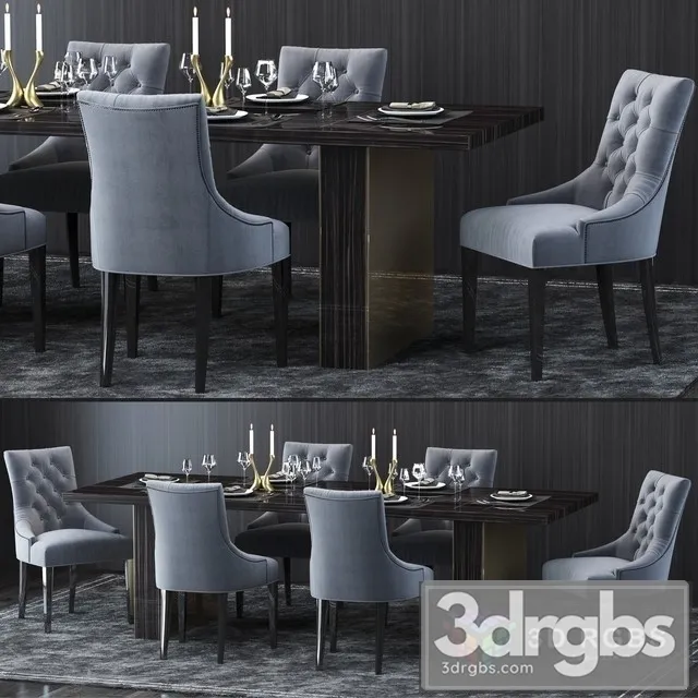 RH Luxury Table and Chair 3dsmax Download