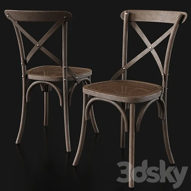 RH MADELEINE SIDE CHAIR 3ds Max