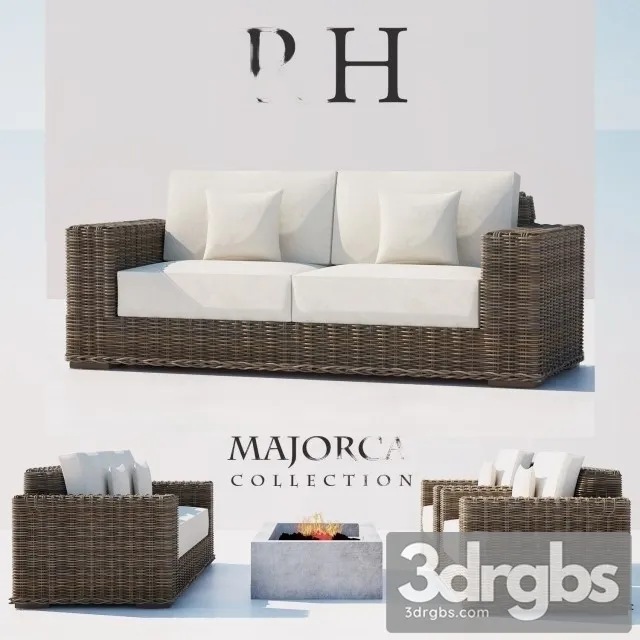 RH Majorca Collection Outdoor 02 3dsmax Download