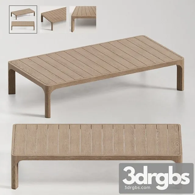 Rh Malta Teak Coffee Table 3dsmax Download