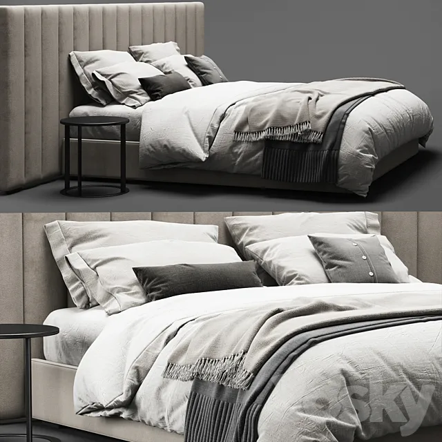 RH Modena Bed 3DS Max Model