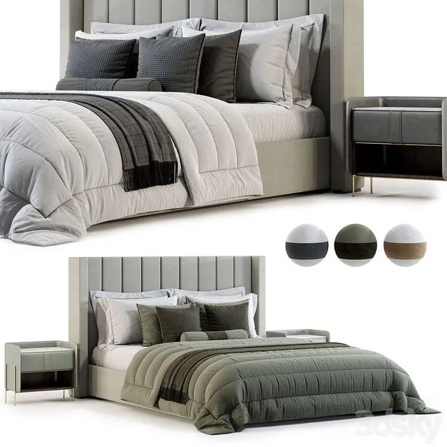 RH MODENA VERTICAL BED 3dsMax Model