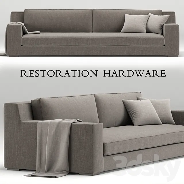 RH Modern Modena sofa 3ds Max