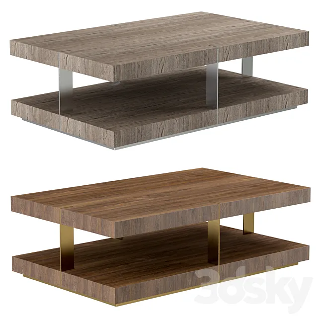 RH Modern Verrazano coffee table 3ds Max