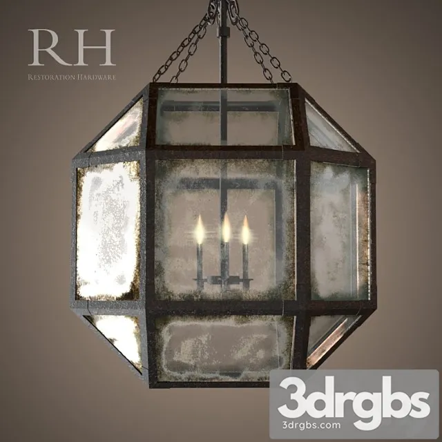 Rh Parisian Octagonal Pendant 3 Size 3dsmax Download
