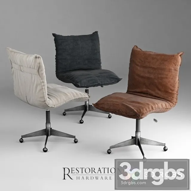 RH Platt Desk Chair 3dsmax Download