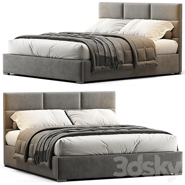 RH RECTANGULAR BED 3ds Max