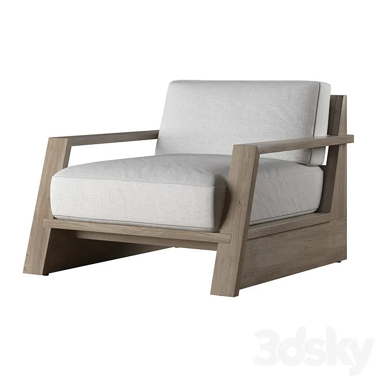 RH TROPEA LOUNGE CHAIR 3DS Max