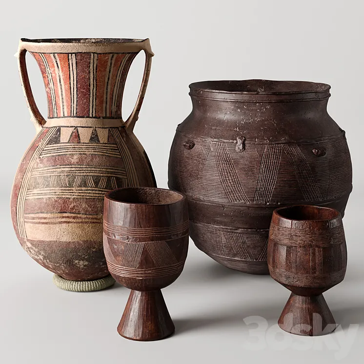 RH Vases collection 2 3DS Max Model