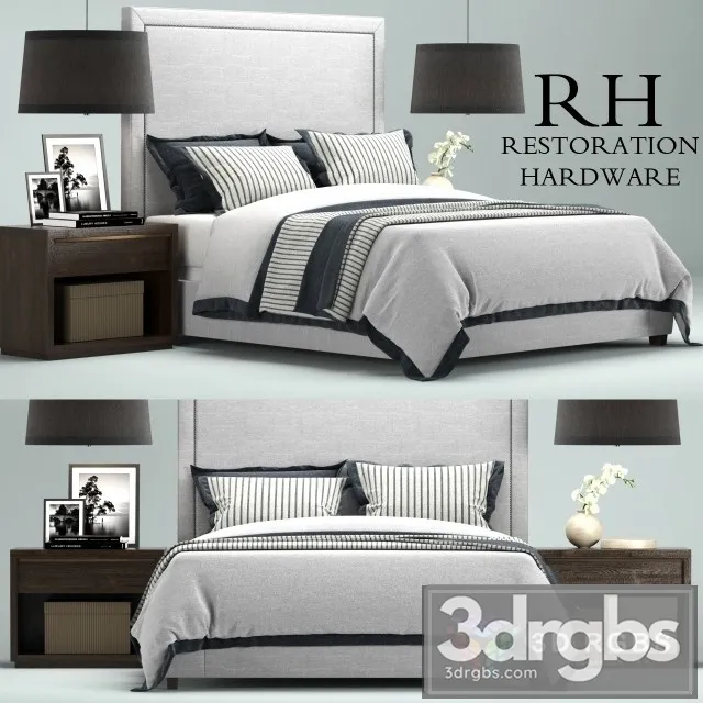 RH Wallace Bed 3dsmax Download