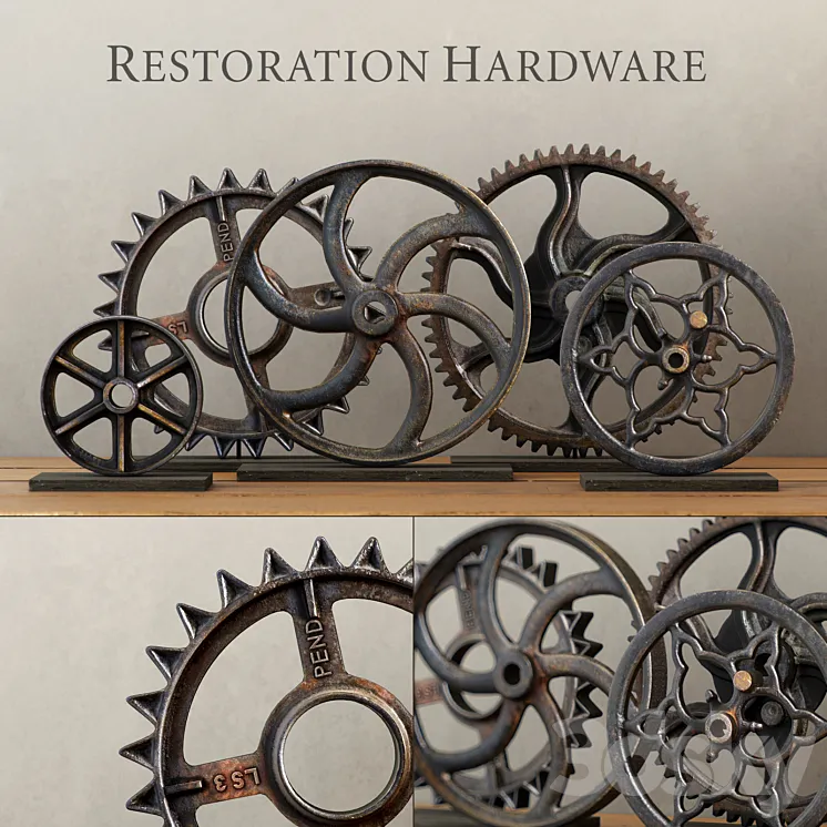 RH \/ WHEEL & GEAR COLLECTION 3DS Max